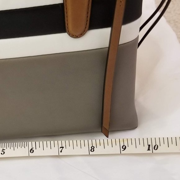 Coach Mini Borough Bag Bar Stripe - Picture 11 of 16